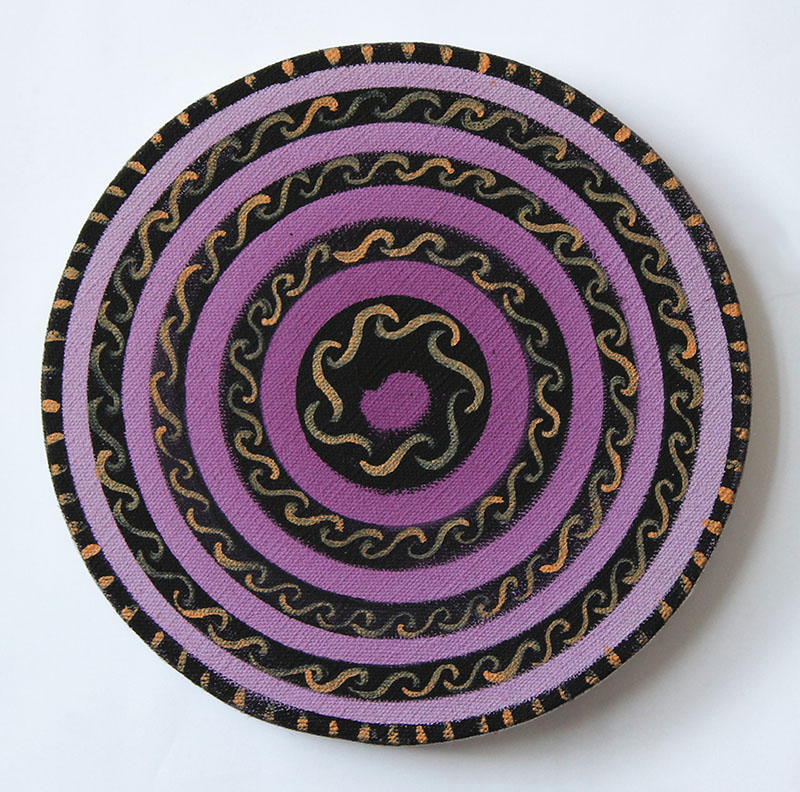 Amy Cochrane - Ring Plate - 2015 - Oil on Linen - 25cm